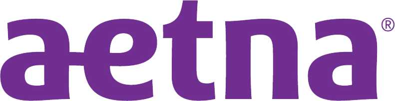 The logo of the insurance company Aetna.