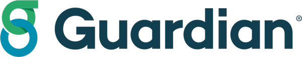 The logo of the insurance company Guardian.