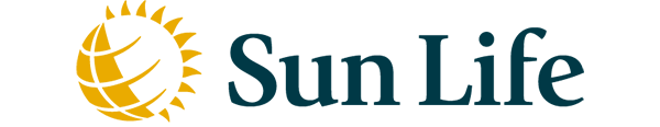 The logo of the insurance company Sun Life.