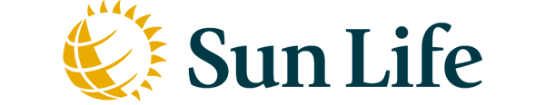 The logo of the insurance company Sun Life.
